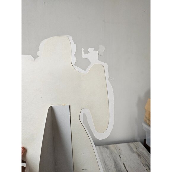 Old print factory Santa cardboard advent calendar Xmas Father Christmas vintage - Picture 10 of 11